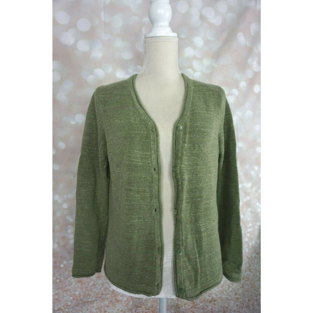 LL Bean Button Up Knit Cardigan Sweater